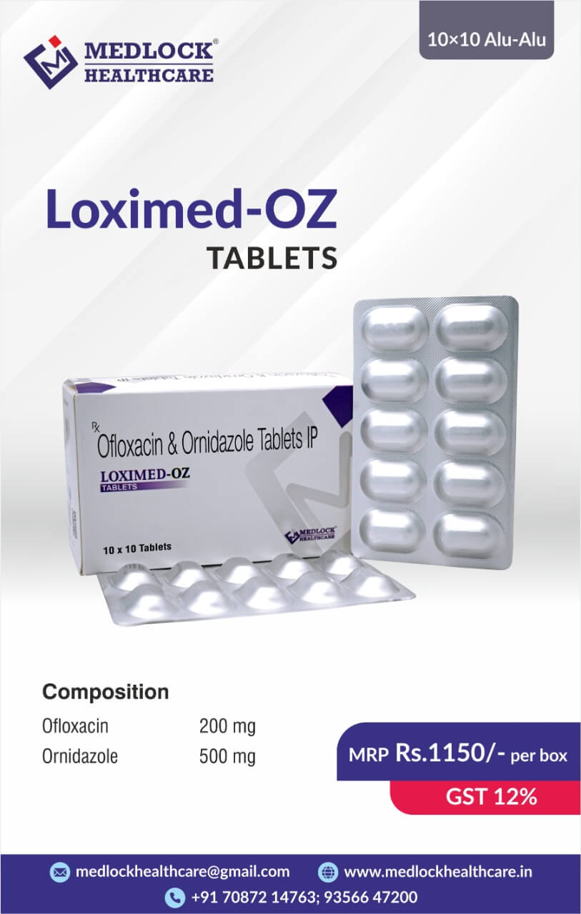 Ofloxacin 200 Mg and Ornidazole 500 Mg