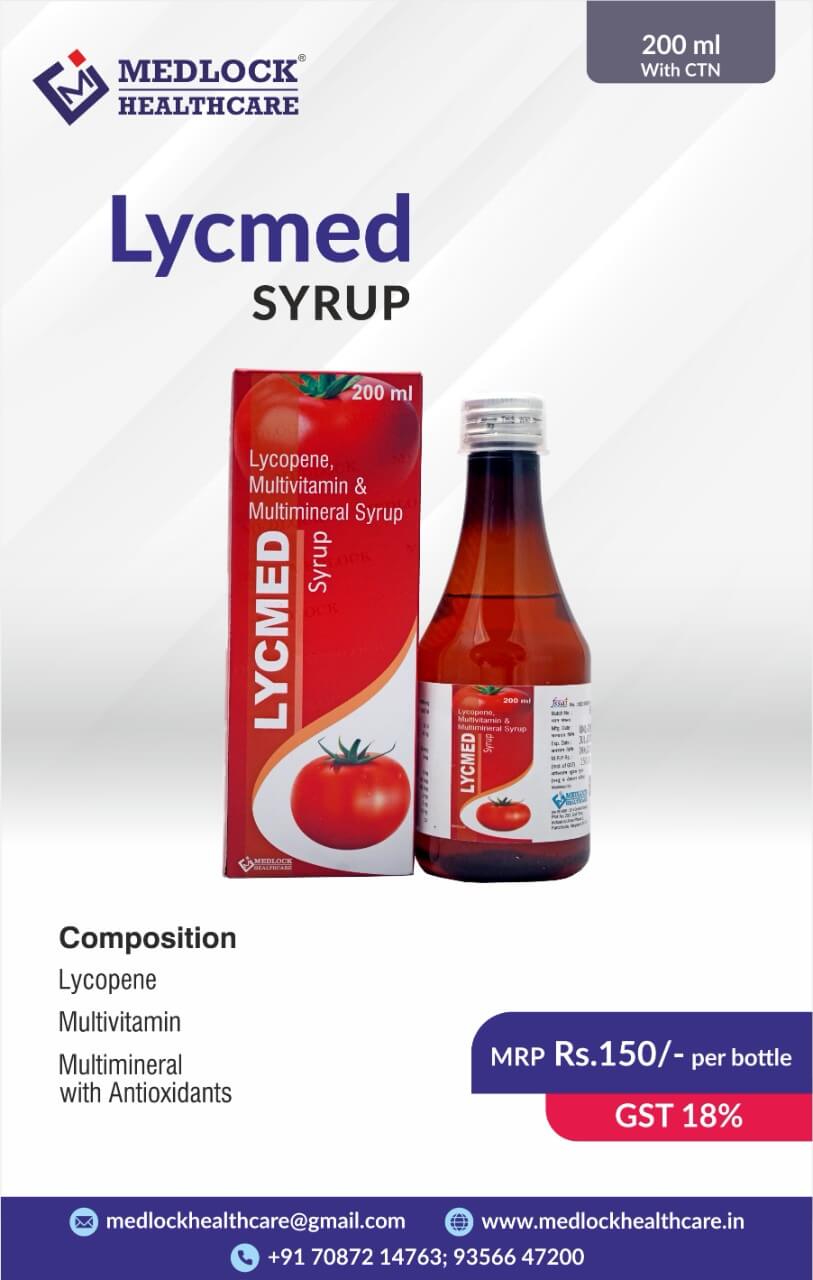 LYCOPENE MULTIVITAMIN AND MINERALS WITH ANTIOXIDANT SYRUP