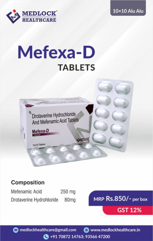 Drotaverine Hydrochloride And Mefenamic Acid Tablets