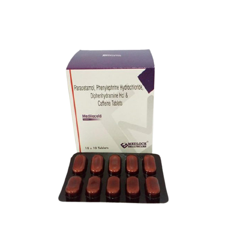 Paracetamol Phenylephrine Hydrochloride Caffeine Diphenhydramine Tablets