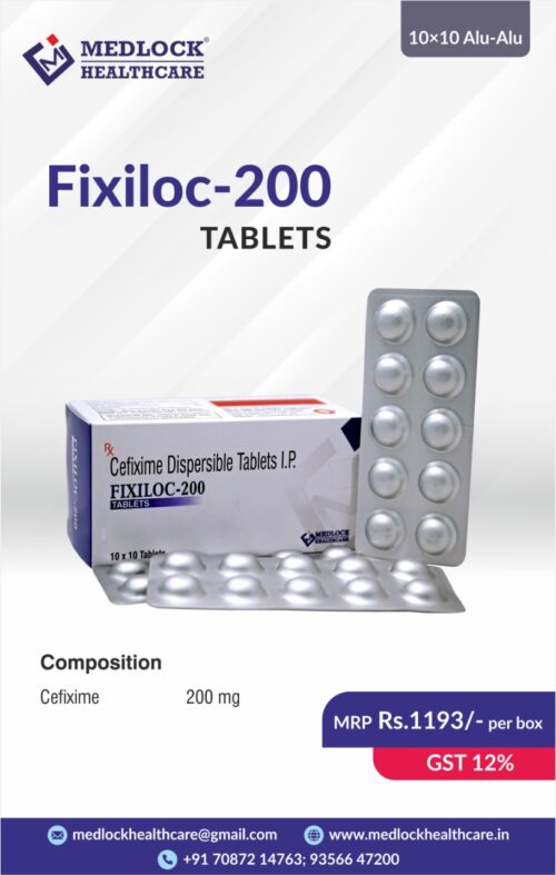 Cefixime 200mg Dispersible Tablet