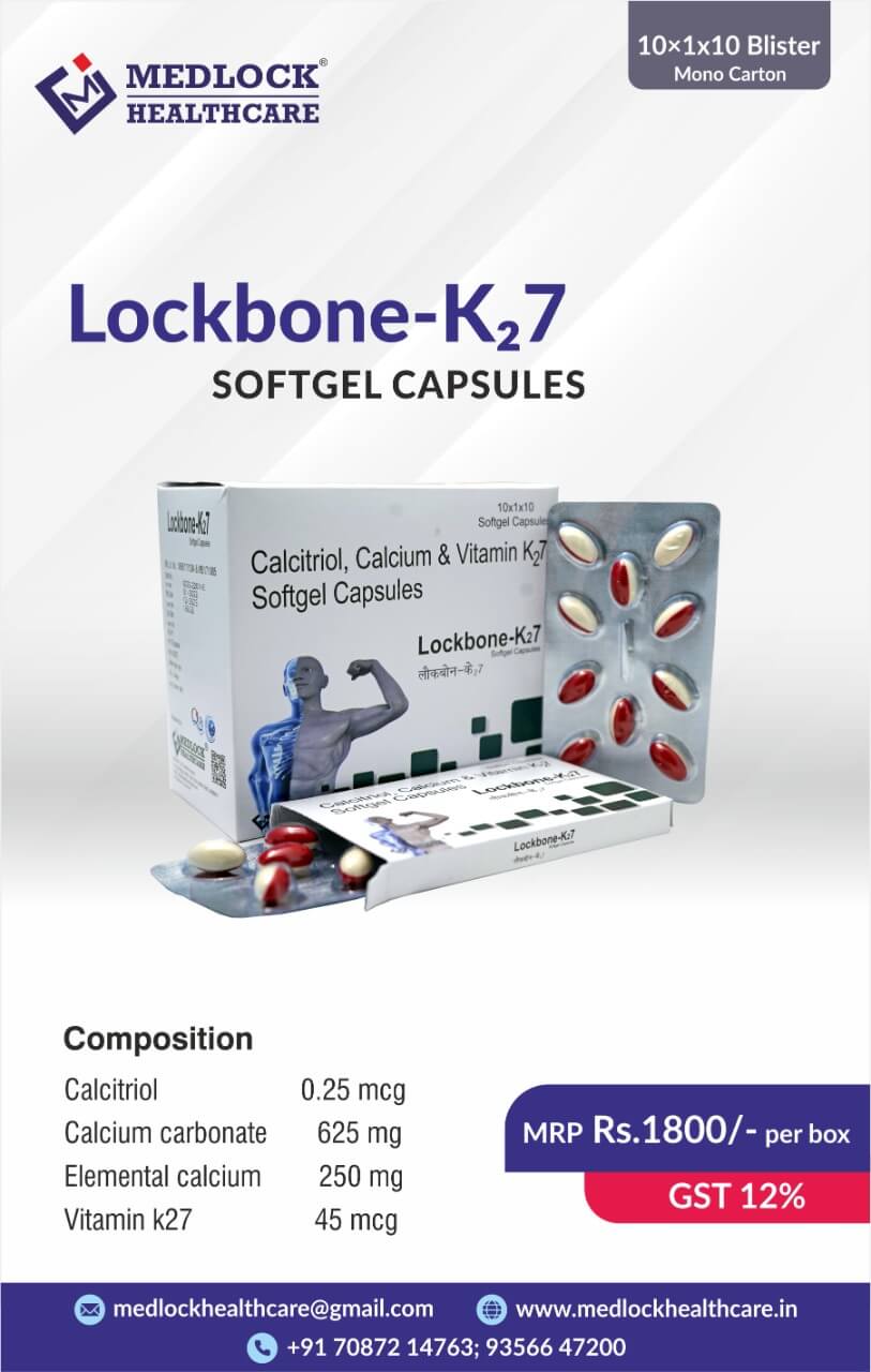Calcitriol, Calcium Carbonate, and Vitamin K27 Soft Gelatin Capsule