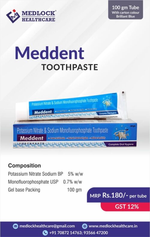Potassium Nitrate and Sodium Monofluorophosphate Toothpaste