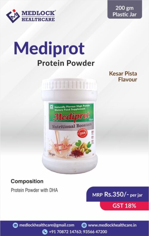 Protein Powder with DHA(PISTA KESAR Flavour)