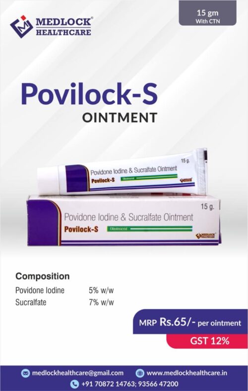Povidone Iodine 5% and Sucralfate 7% Ointment