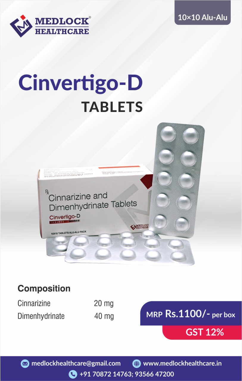 Cinnarizine and Dimenhydrinate Tablets