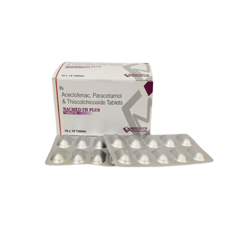 Aceclofenac 100mg+ Thiocochicoside+paracetamol 325mg