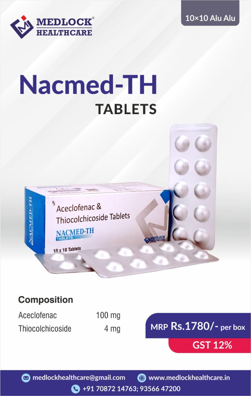 Aceclofenac and Thiocolchicoside Tablet