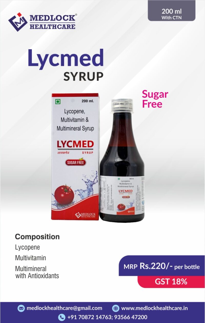 Lycopene, Multivitamin, and Multimineral Syrup Manufacturer Supplier