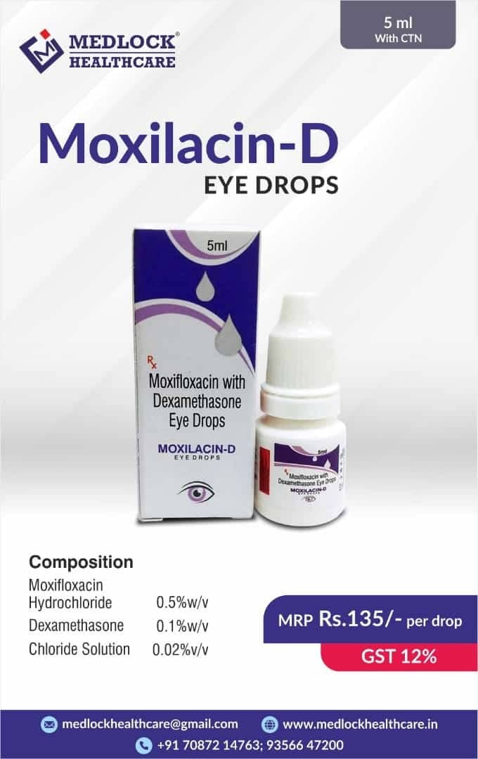 Moxifloxacin with Dexamethasone Eye Drops