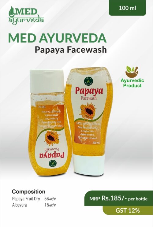 MED PAPAYA FACE WASH