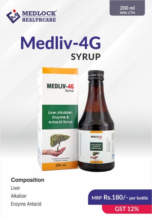Liver, Alkalizer, Enzyme, and Antacid Syrup
